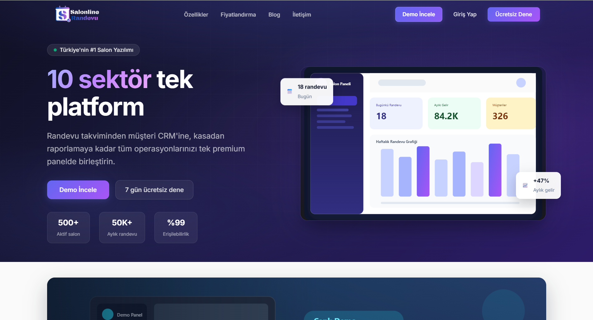 Salonline Randevu ekran görüntüsü
